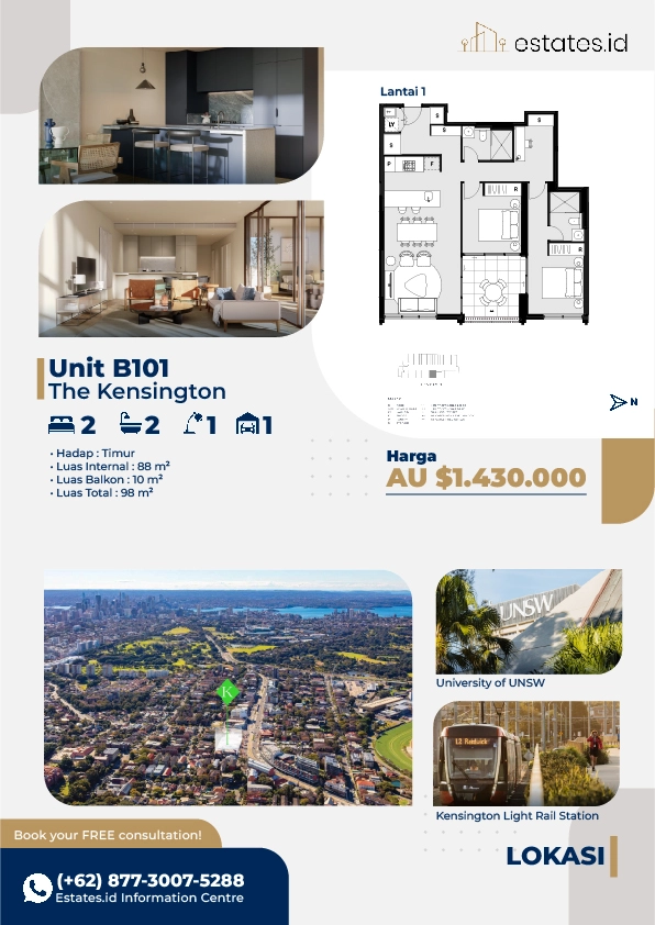The Kensington Flyer 2022 with Map-02