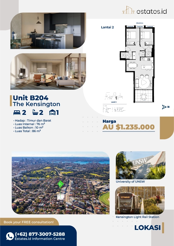 The Kensington Flyer 2022 with Map-06